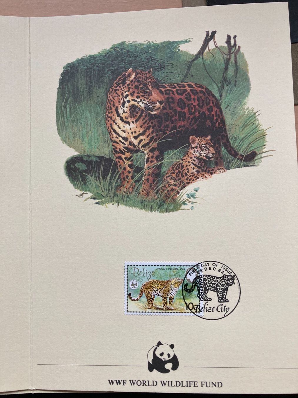 Tutti i francobolli: WWF 1983 Belize Jaguar 10c Spendenblatt – Nuovo (secondo la descrizione) da Liestal venduto da schnueps