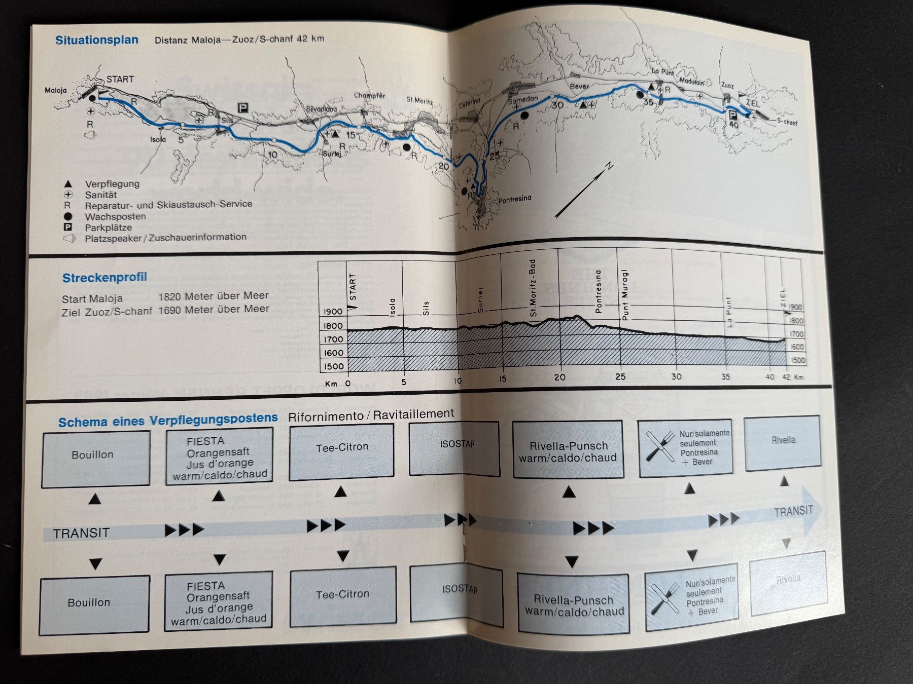 Dokumente: Engadin Skimarathon Programmheft 1983 – Gebraucht aus Feldmeilen von Allerlei3112 2