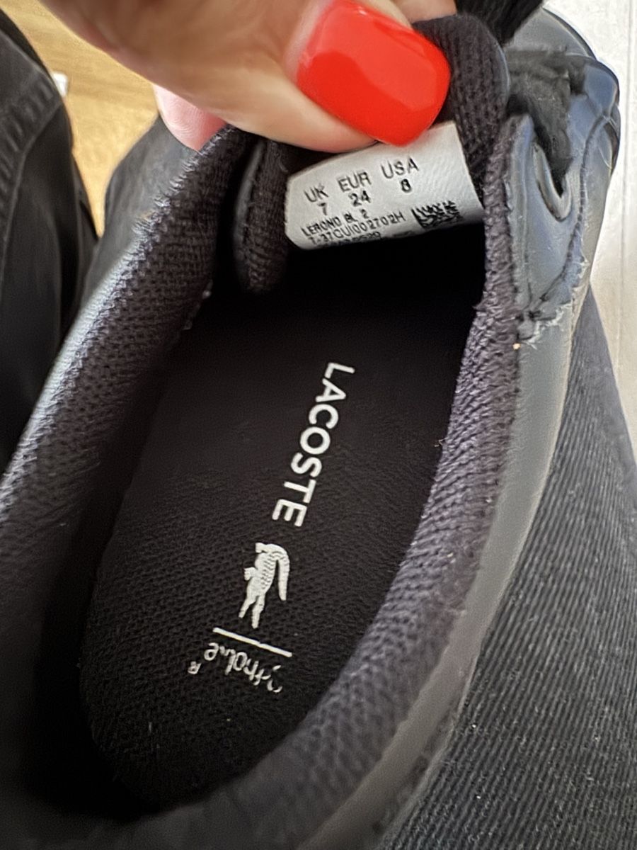 Lacoste Scarpe per ragazzi: Baskets Lacoste noires pointure 24 – Usato da La Chaux-de-Fonds venduto da kel_9khc 3