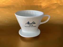 Melitta 102 / Porzellan Kaffeefilter