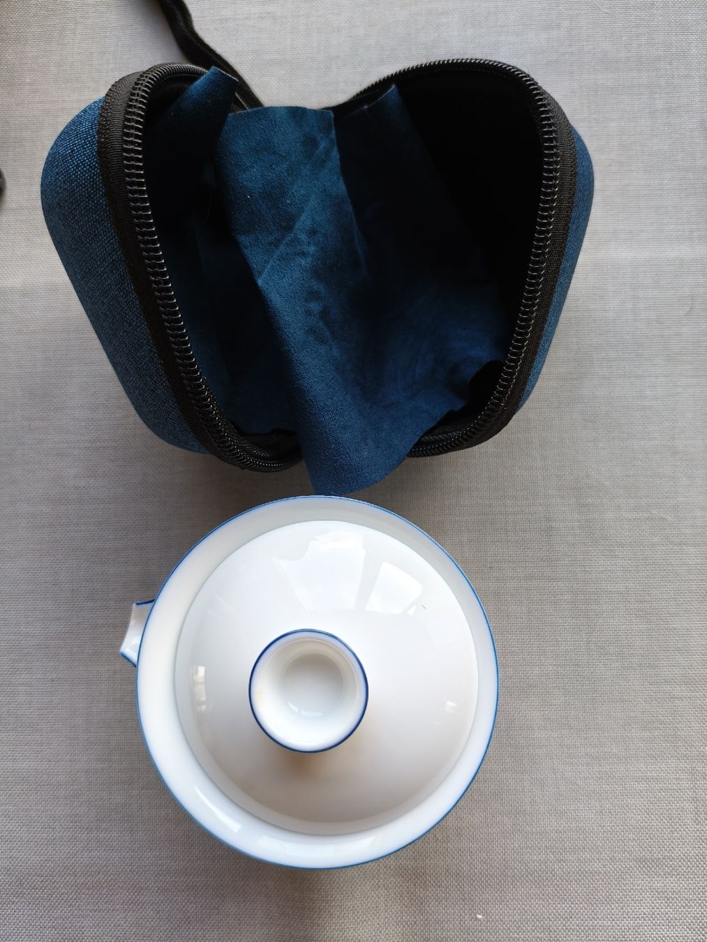Teiere: Travel Tea Set with Case - Blue & White Porcelain  – Nuovo (secondo la descrizione) da Zürich venduto da yul_7ccq 1