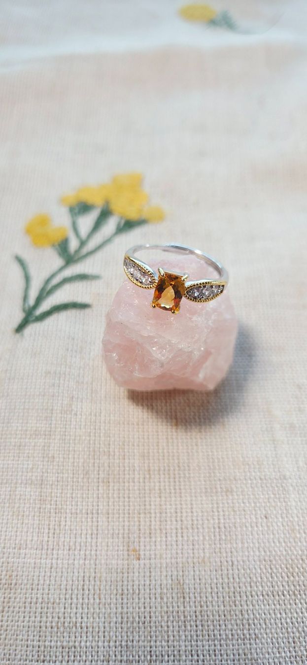 Anelli: NEW - S925 Citrine Ring (Adjustable) – Nuovo (secondo la descrizione) da Zürich venduto da cin_wcf6 3