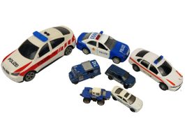 Spielzeug Polizeiautos 7 Stück
