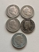 Lot mit 5 Stk. 10 Rp. 1915