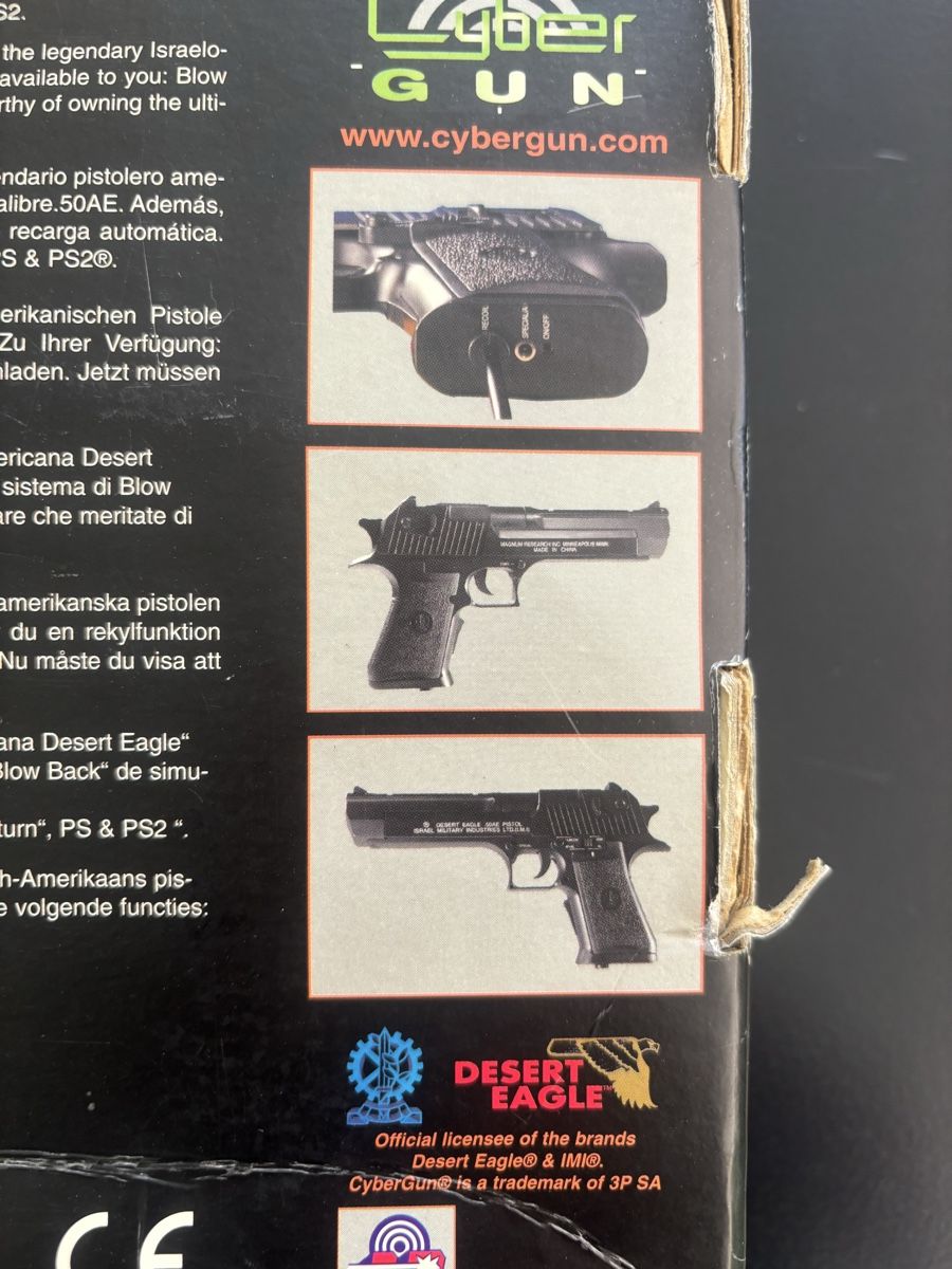 Manettes: Lightgun Desert Eagle .50 AE  PS2 und Sega Saturn  – D'occasion à Volketswil par 1970rog 2