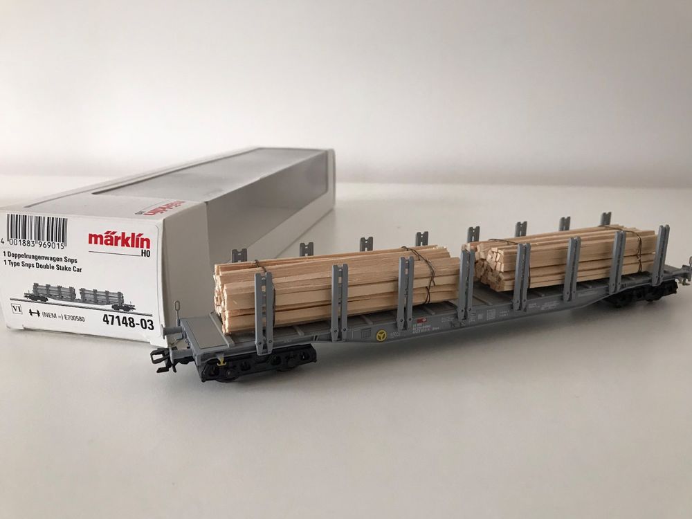Märklin 46917 SBB Offener Güterwagen Eaos Mit Rot Produktbild-Vorschau 6