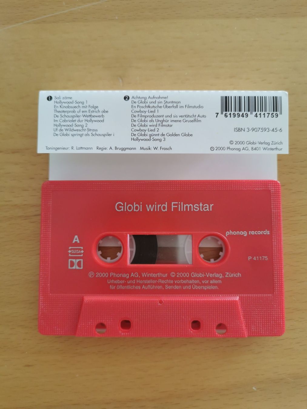 Musicassette: Globi wird Filmstar - Kassette – Usato da St.Gallen venduto da Tamal0204 1