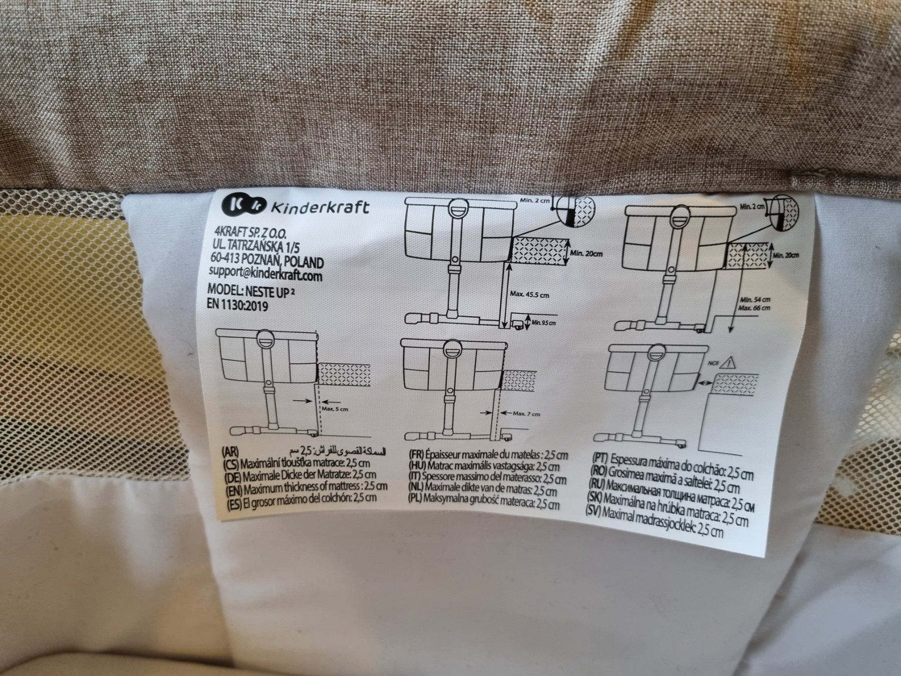 Kinderkraft Letti: Kinderkraft Beistellbett – Usato da Neftenbach venduto da JW8400 1