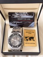 Martyn Line Automatikuhr Limited Edition Herren Skelettuhr