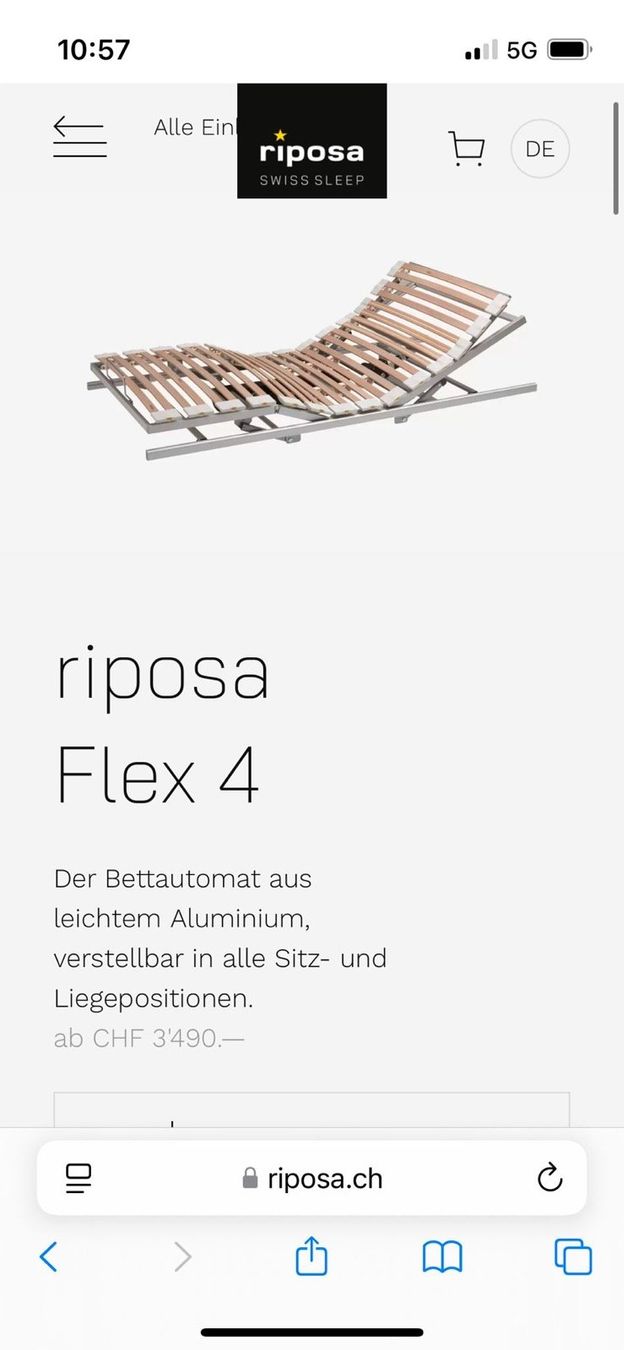 Riposa Betten: Bettautomat Riposa Flex 4 – Gebraucht aus Bern von vfsw0 8