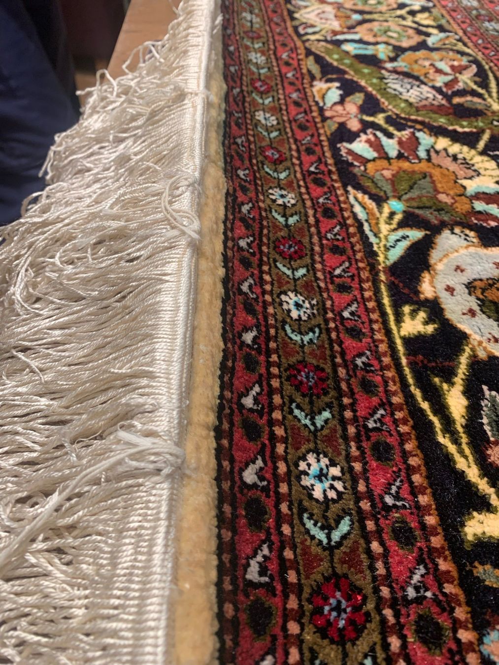 Tappeti: Ghom Teppich aus Seide, 138 x 210 cm – Usato da Luzern venduto da stilwerkstatt 7
