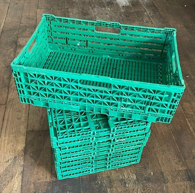 Casse di trasporto: 9 Gemüsekisten / Klappboxen – Usato da Oberrieden venduto da Ket25