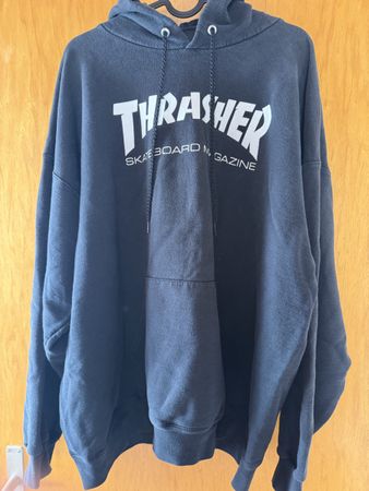Thrasher Kapuzenpullover schwarz