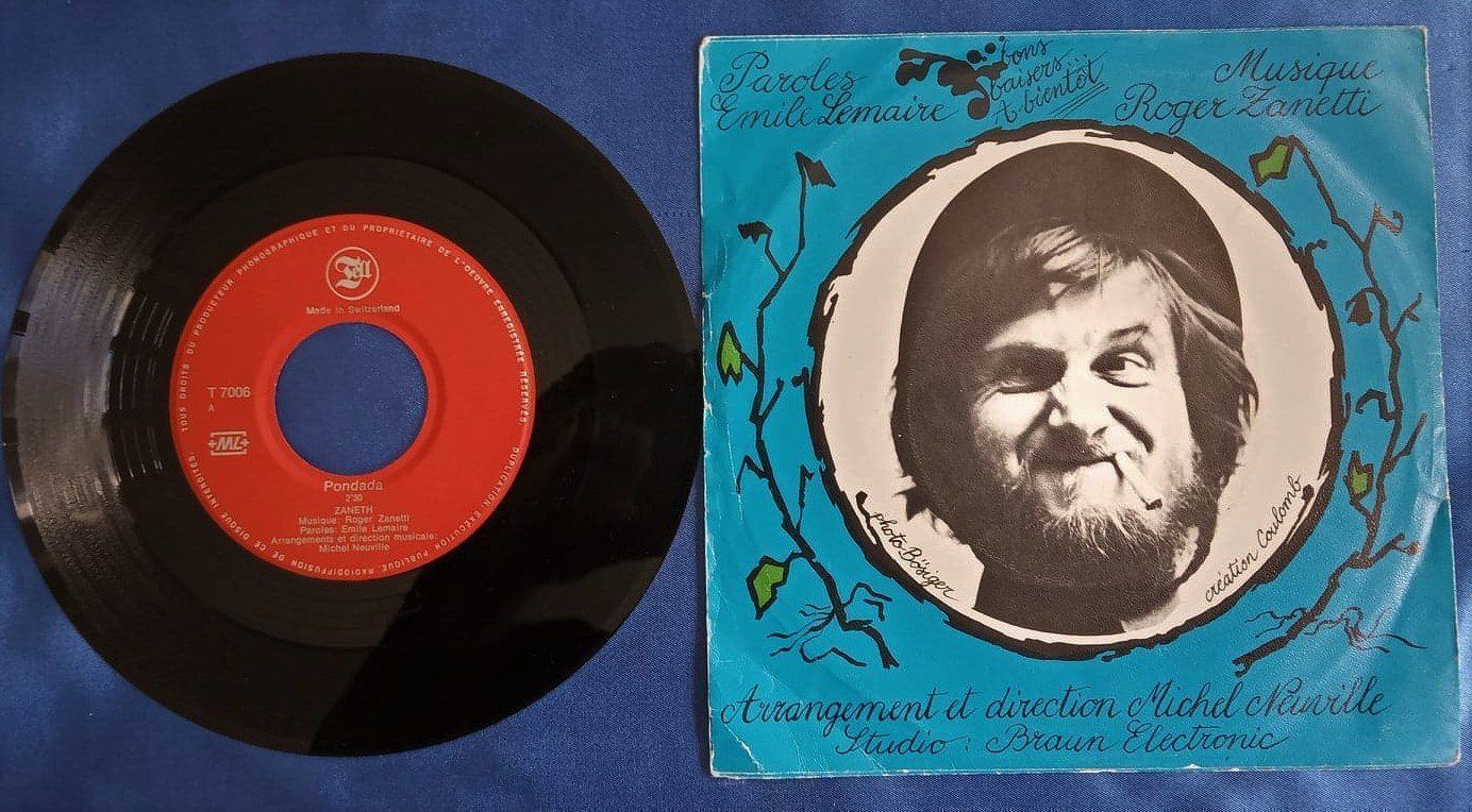 Dischi in vinile: ZANETH - Pondada - disque vinyl 7" - SWITZERLAND – Usato da Le Locle venduto da borgespatricia 1