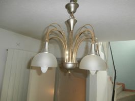 antike Deckenlampe - 5armig