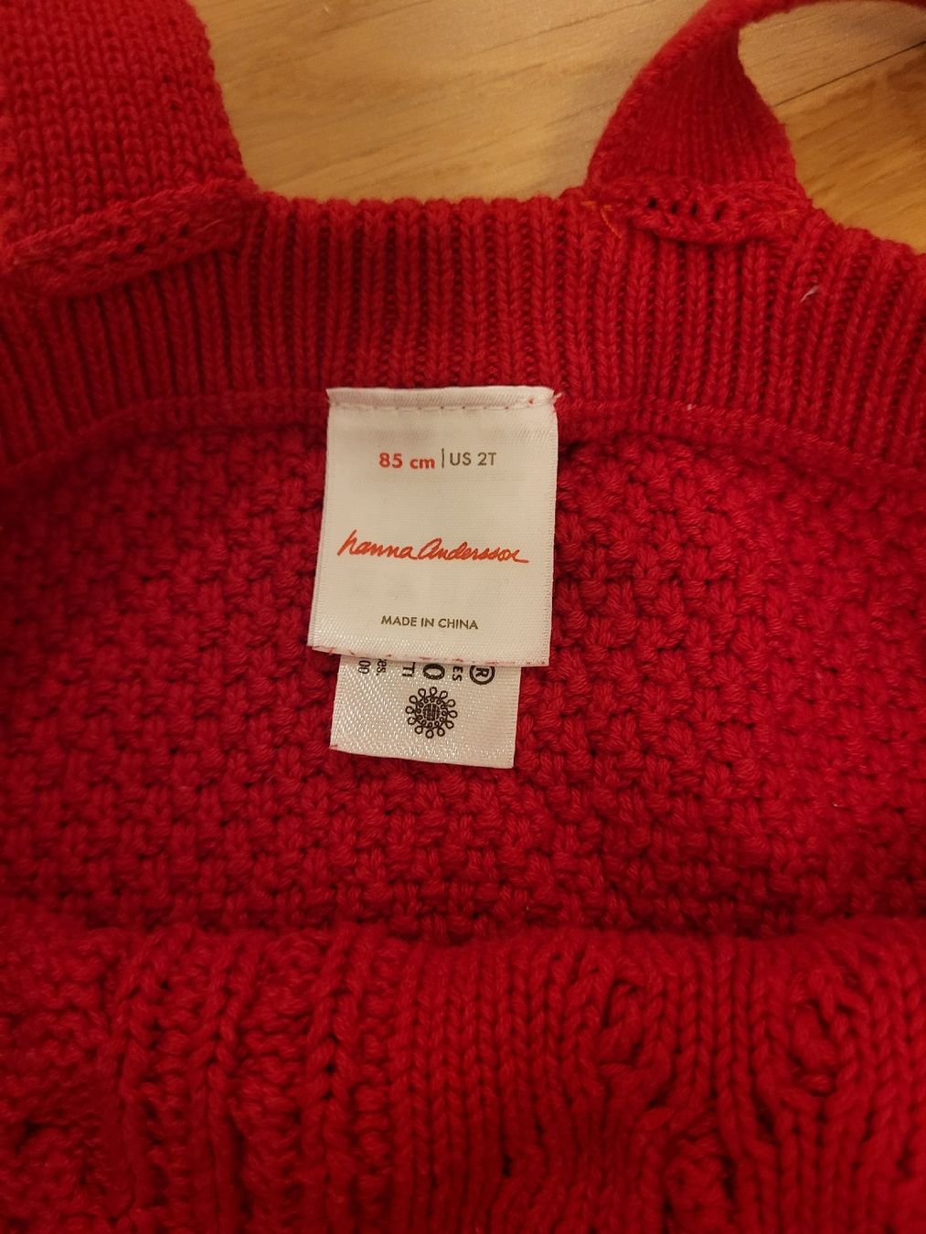 Hosen: Hochwerige Strick-Hose, Rot, Grösse 92 – Gebraucht aus Au ZH von Nena87 2