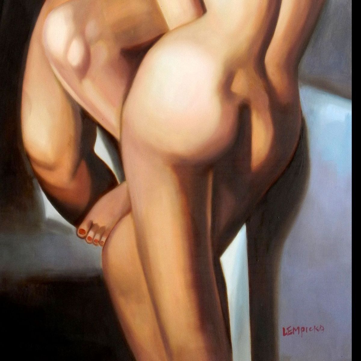 Riproduzioni & Creazioni: Homage to Lempicka Two nudes – Nuovo (secondo la descrizione) da Larnaca venduto da KunstDepot24 2