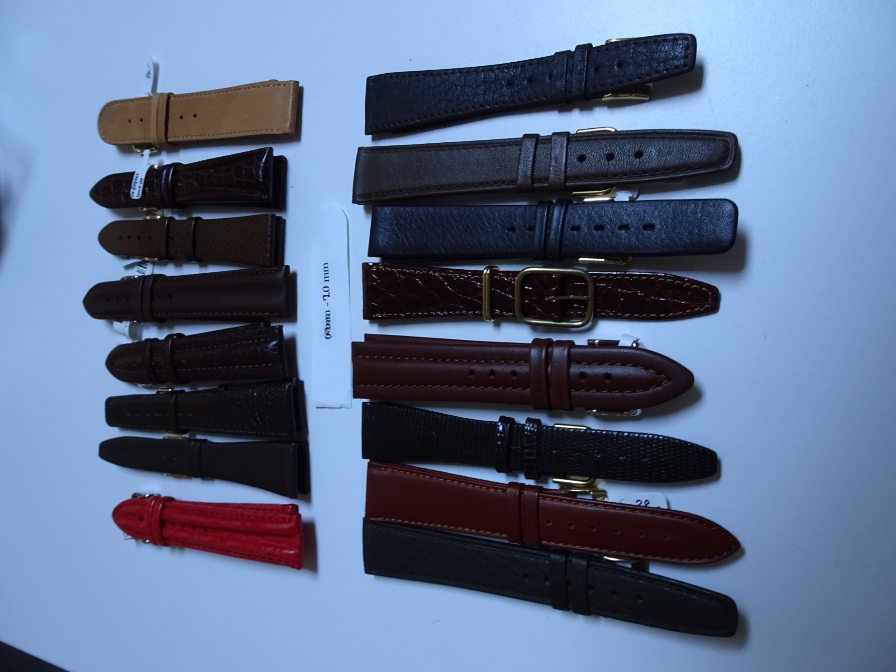 Bracciali & Braccialetti: Uhrenbänder aus Leder verschiedene Grössen #2 – Nuovo (secondo la descrizione) da Winterthur venduto da Sintoras01 4