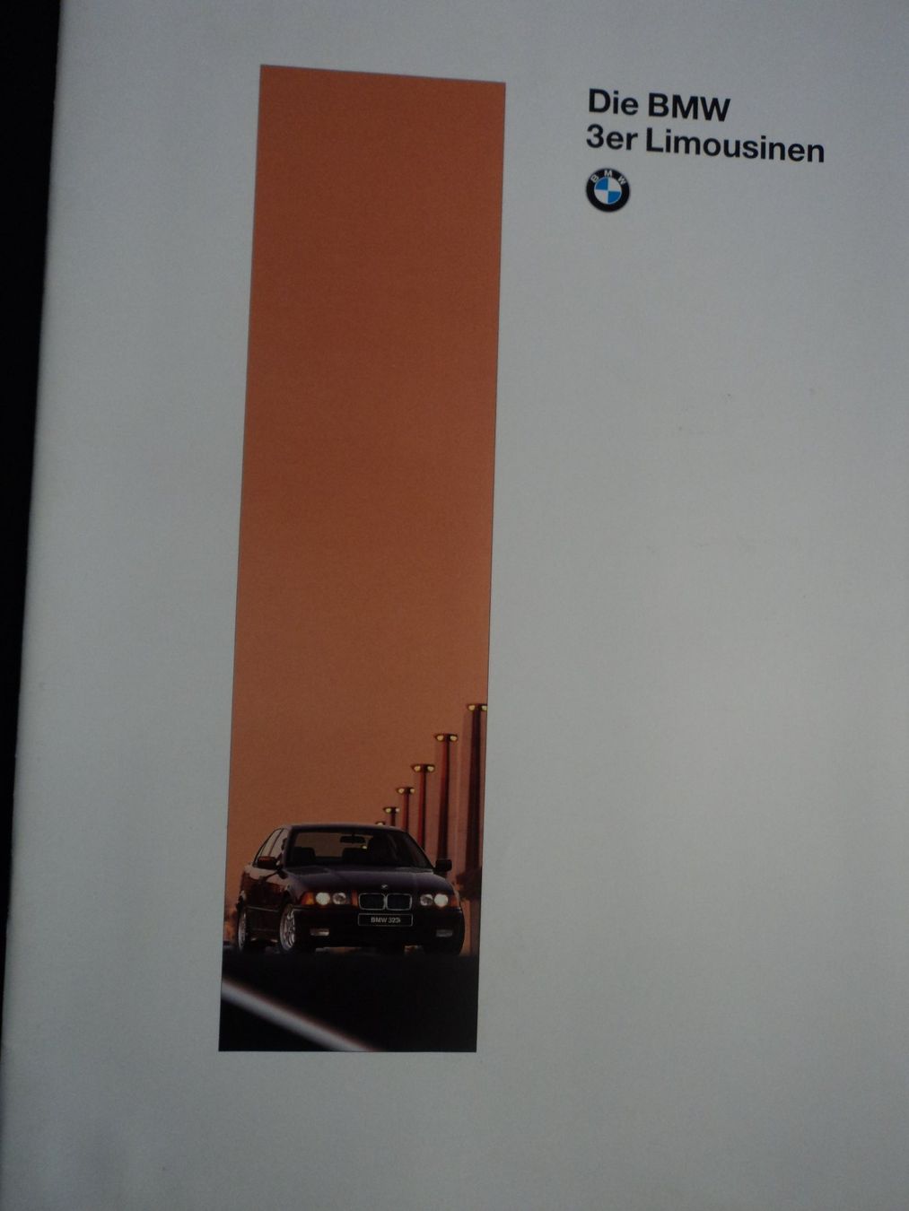 BMW Dokumente: Prospekt BMW 3er Limousine E36 1995 – Gebraucht aus Schwarzenburg von modelCARama 2