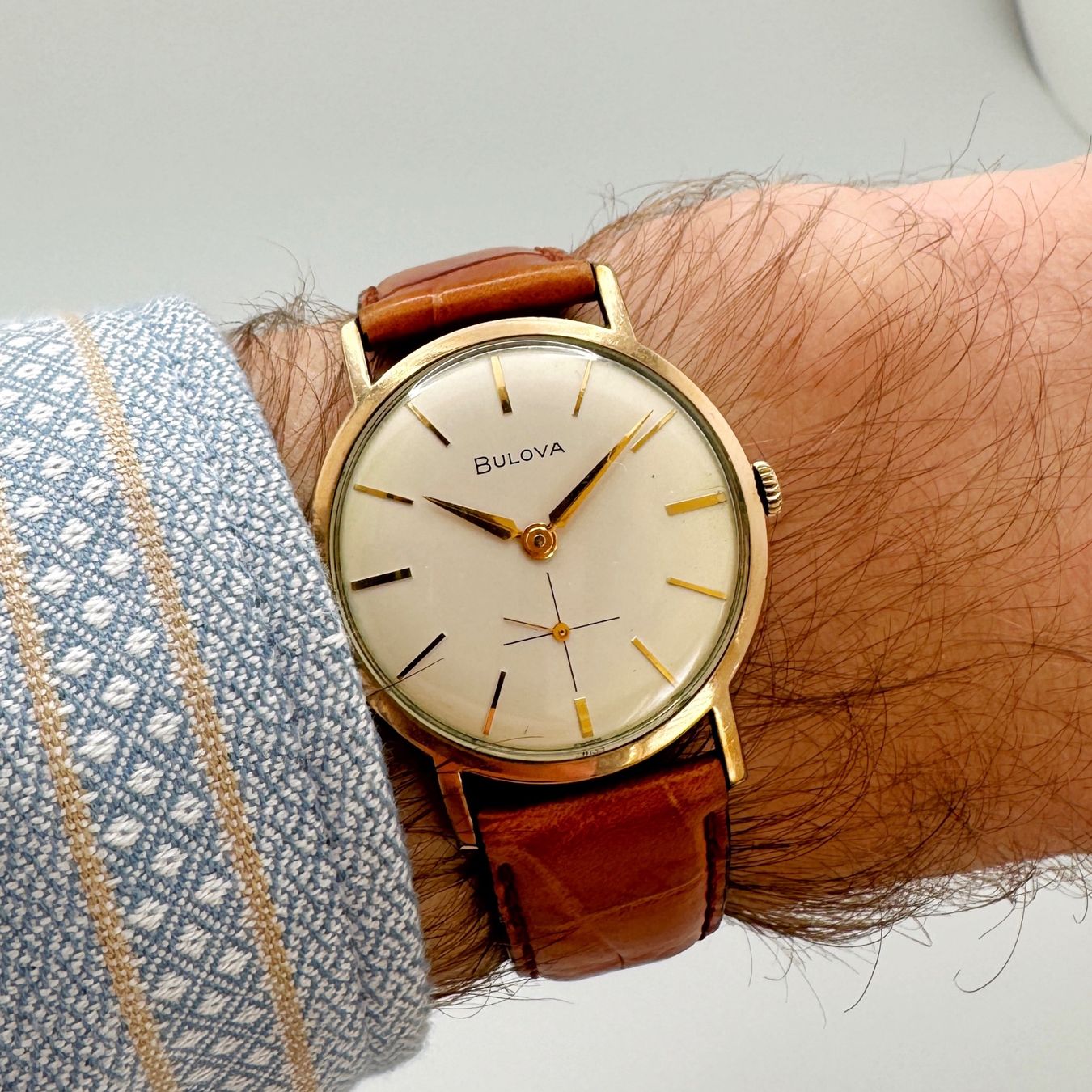 Bulova Uhren: BULOVA 10K GOLD R.P.G. BEZEL 32MM – Gebraucht aus Zürich von tobleratelier 9