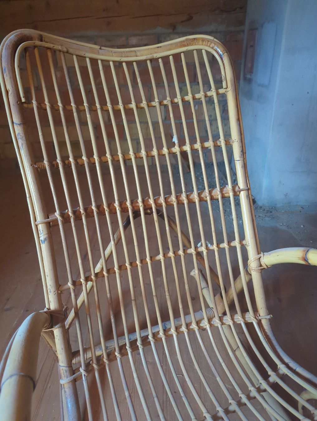 Chaises: Schaukelstuhl Bambus  – D'occasion à Wittenbach par Mary.M.Boesch 1