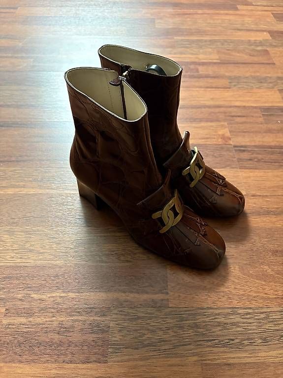 Tod'S Scarpe da donna: Tods Stiefelette Krokodilleder Braun – Nuovo (secondo la descrizione) da Eschenbach LU venduto da ronnyronghonda 3