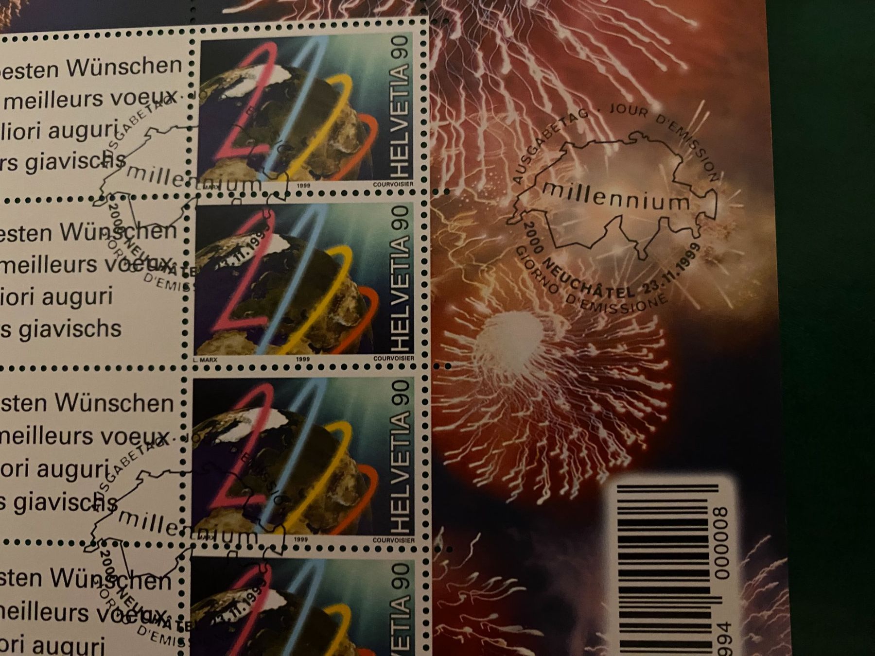 Tutti i francobolli: Briefmarken Millennium 2000 Neucheatel neuwertig – Usato da matten b. interlaken venduto da jfran17 1