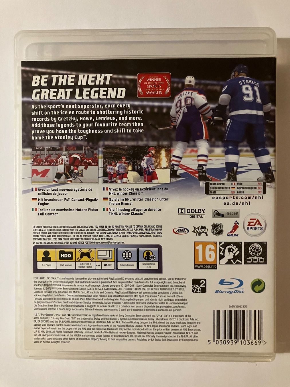 Sony Spiele: NHL 12 – PS3 – Gebraucht aus Ecublens VD von Lenordique 1