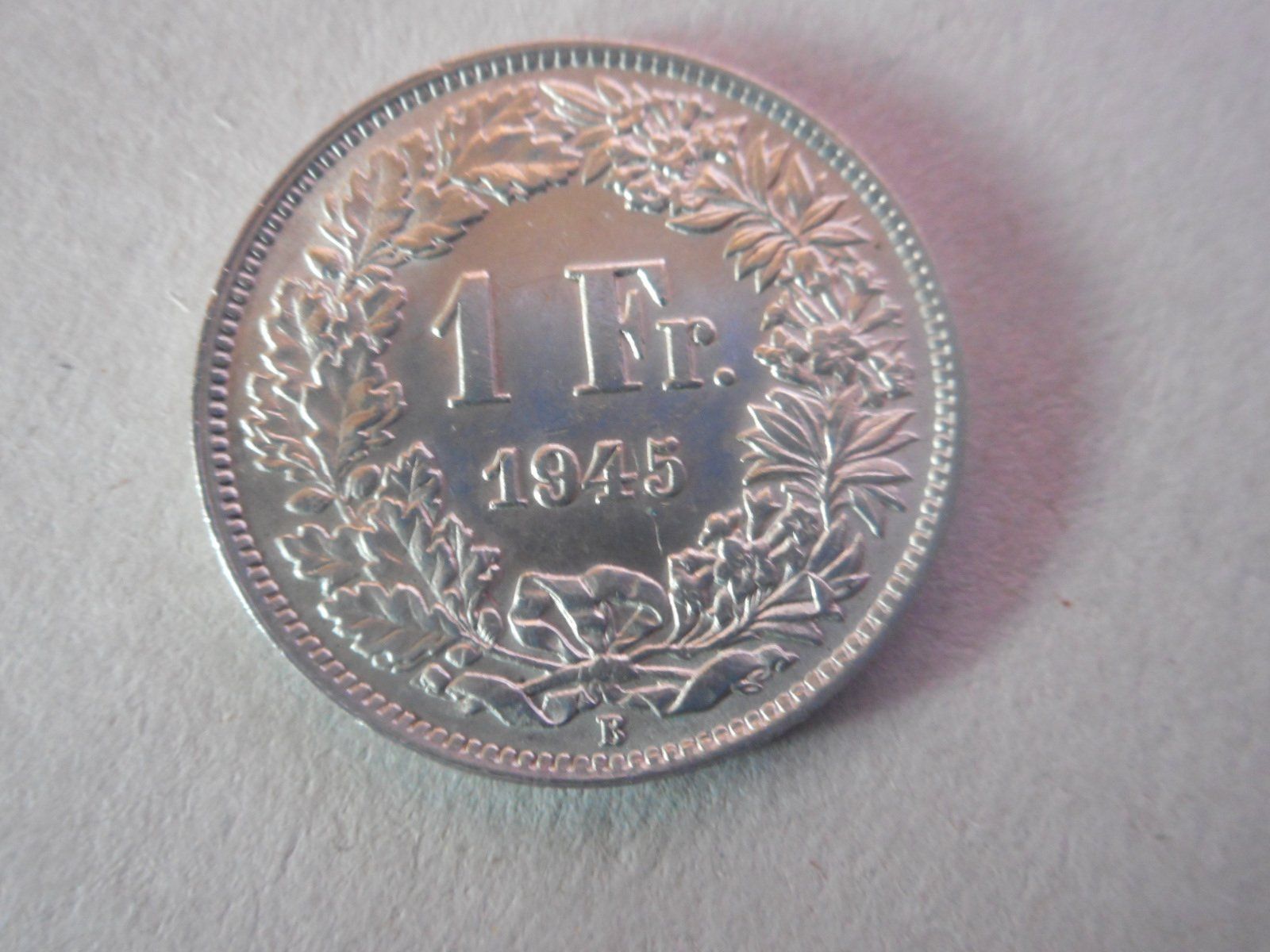 Tutti le monete: 1 Fr. 1945 silber  unz/stgl – Nuovo (secondo la descrizione) da Kriegstetten venduto da pizlad2010