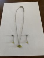Swatch Bijoux Set Kette Ohrhänger Spott Drops Grün Edelstahl
