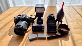 Kit Nikon D5500 avec 2 objectifs et flash. Prix à discuter