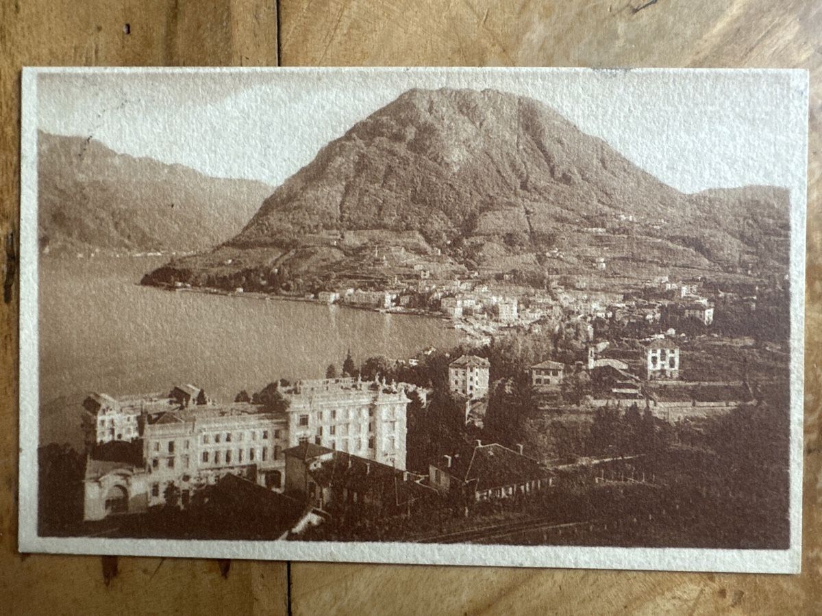 Cartoline postali: Lugano, 1914, top erhalten  – Usato da Frauenfeld venduto da aluma14 1