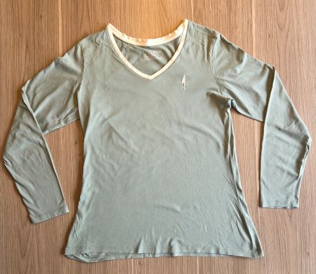 Nikin - Pyjama Oberteil Damen Langarm - Grösse M - hellgrün