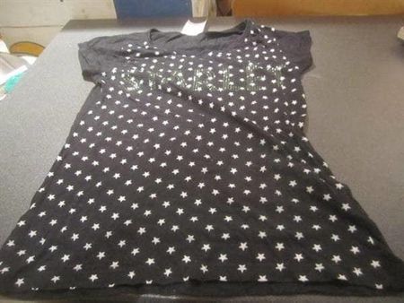T-Shirt Grösse XS, Chicoree, schwarz/weiss
