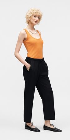 GAP Easy Pant, schwarze Stoffhose, Gr. S