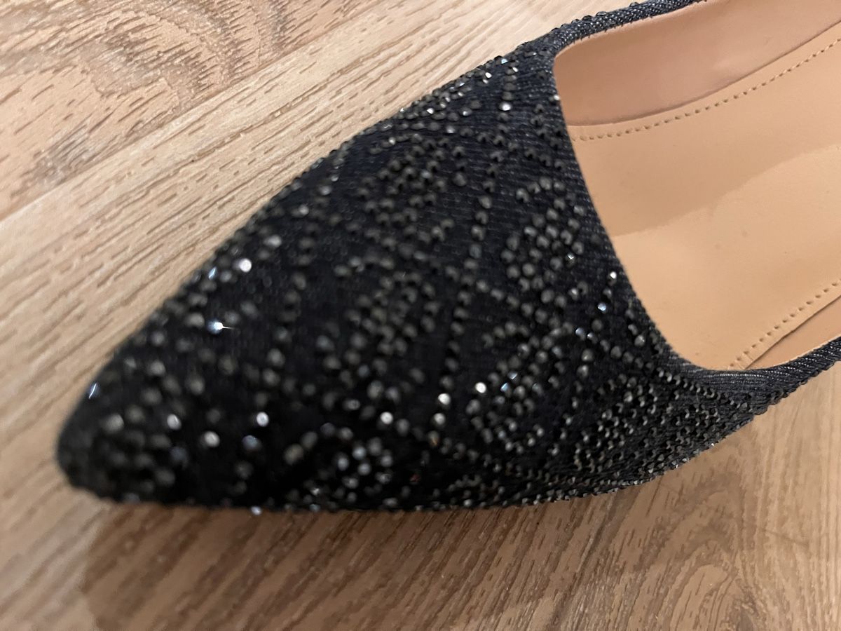 Scarpe da donna: Stiletto jeansblau mit Glitzer – Usato da Zürich venduto da WintiZH14 6