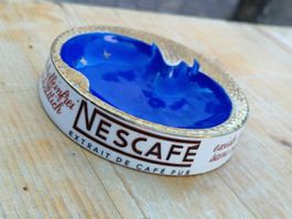 Vintage Werbe Porzellan Aschenbecher NESCAFE Kaffee Extrakt 
