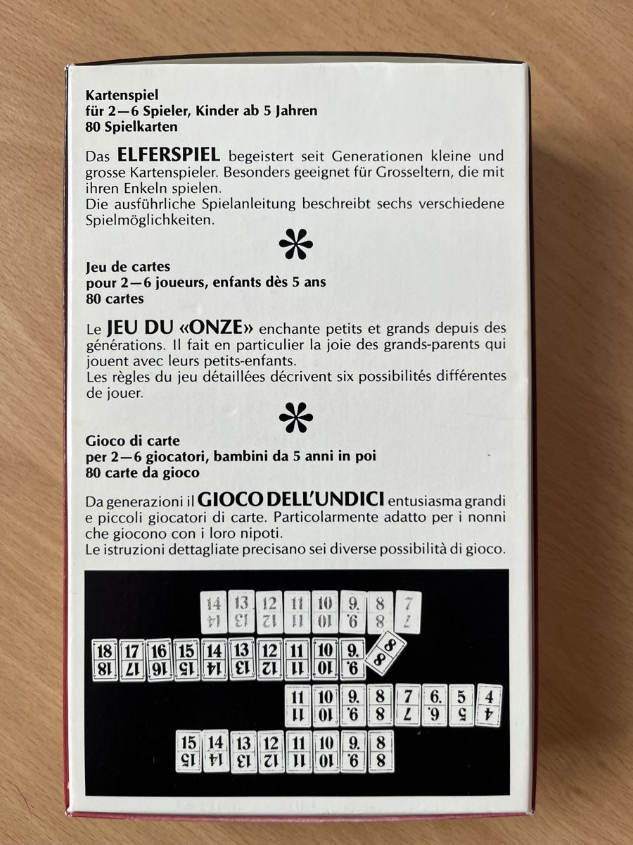 Carlit Giochi: Vintage Elferspiel – Usato da Kilchberg ZH venduto da celinaemi 1