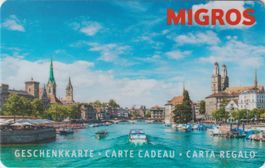 Migros Geschenkkarte  (Gebraucht leer)  City Zurich