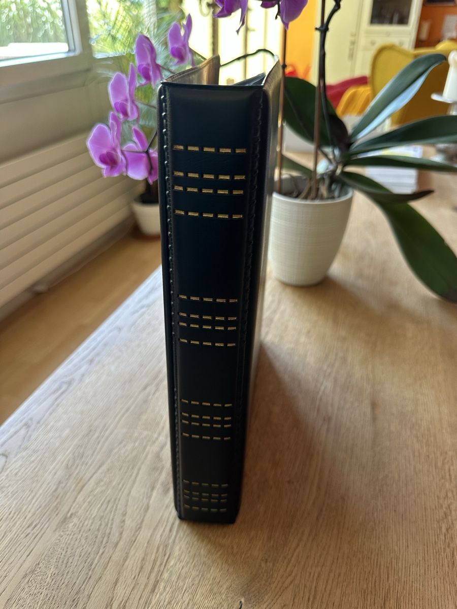 Alben: Luxus Ringbinder blau mit 14 großformatigen Einlageblätter  – Gebraucht aus Schmitten / FR von Samsara169 1