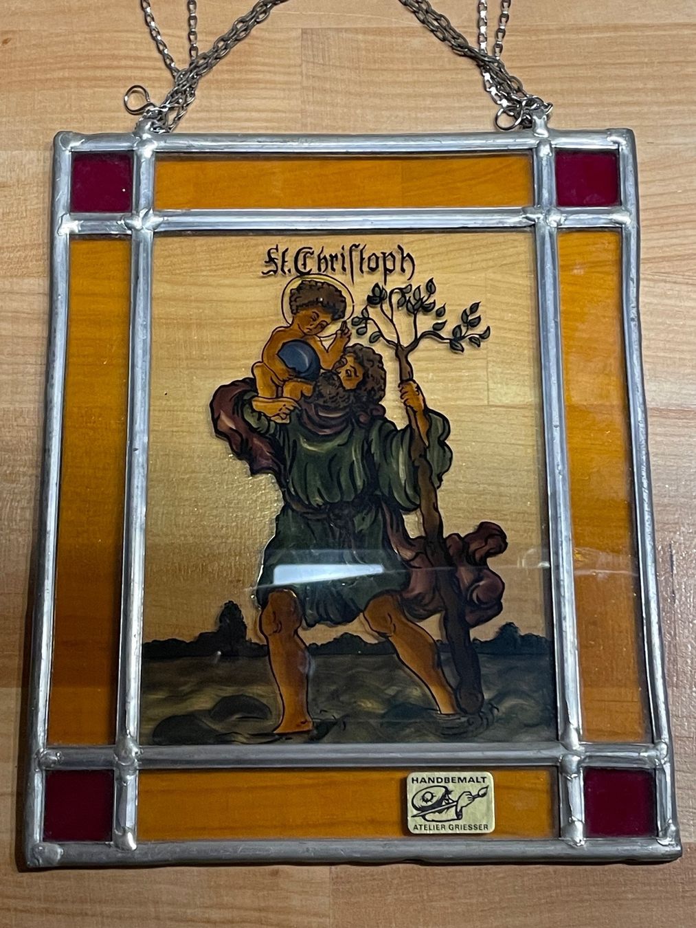 Foto & Immagini: Glasbild Fenster Bild von St. Christoph – Usato da Rümlang venduto da euqinom16 1