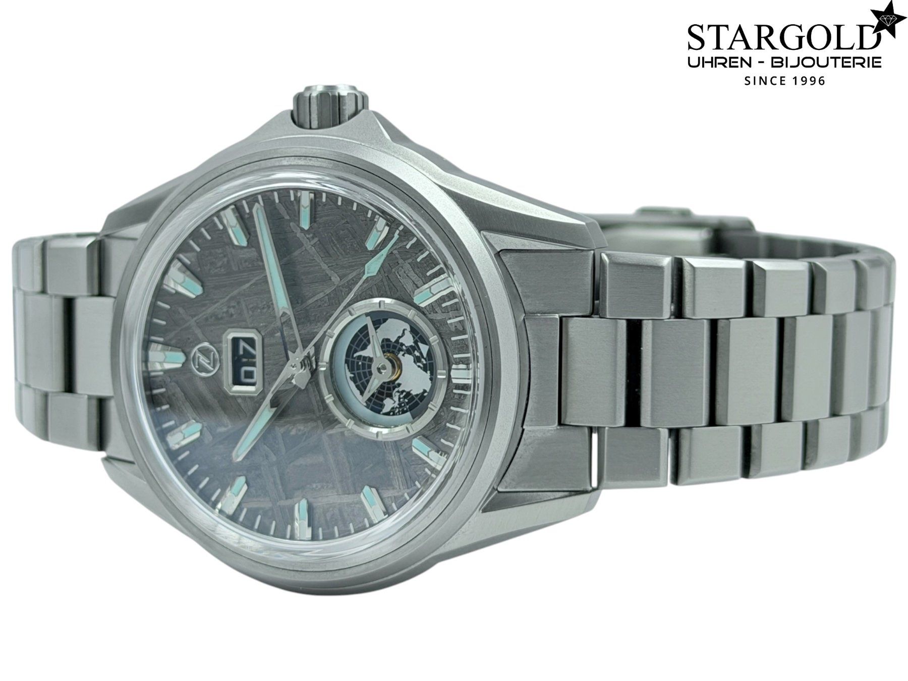 Orologi: Zelo Spearfish Dual Time TI "Meteorite" – Usato da Zürich venduto da Stargold-Uhren 2