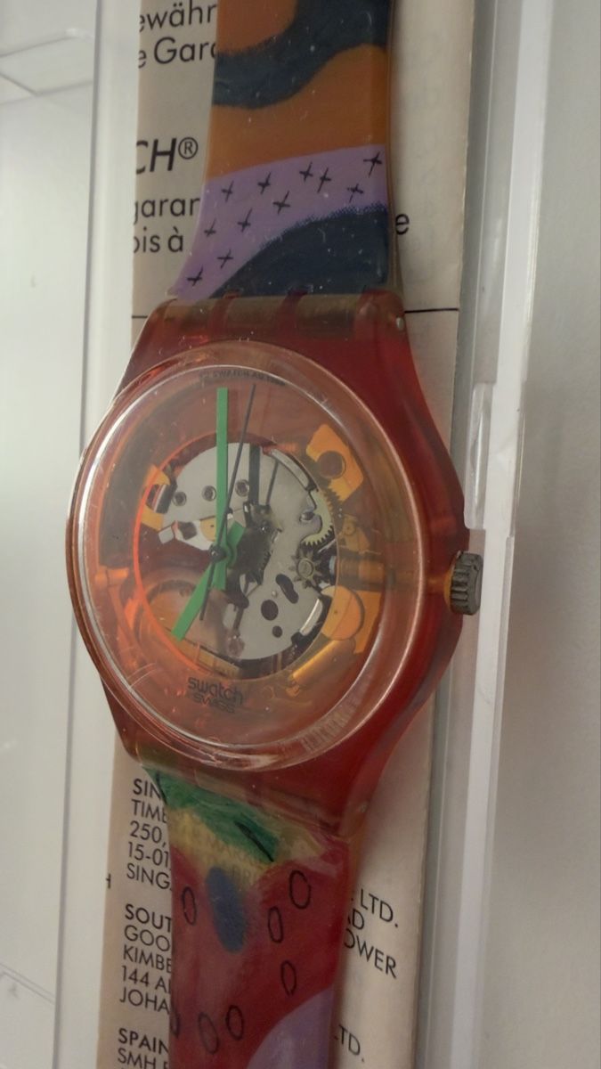 Swatch Uhren: Montre Swatch vintage multicolored – Gebraucht aus Fribourg von vibifgva 1