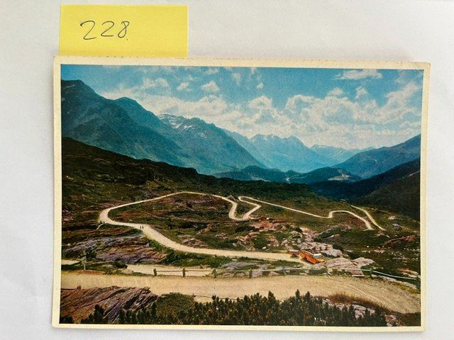 Cartoline postali: Postkarte San Bernardino Pass;  Postauto; 1957 – Usato da Niederwil AG venduto da dahu75