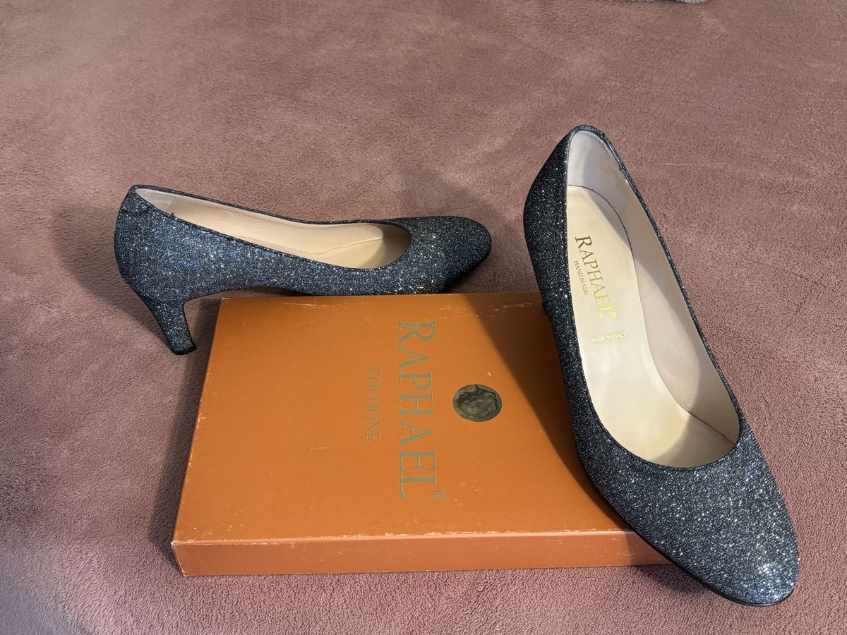 Scarpe da donna: Hand made, leather shoes, silver, 39 – Nuovo (secondo la descrizione) da Gersau venduto da Hedgie21 7