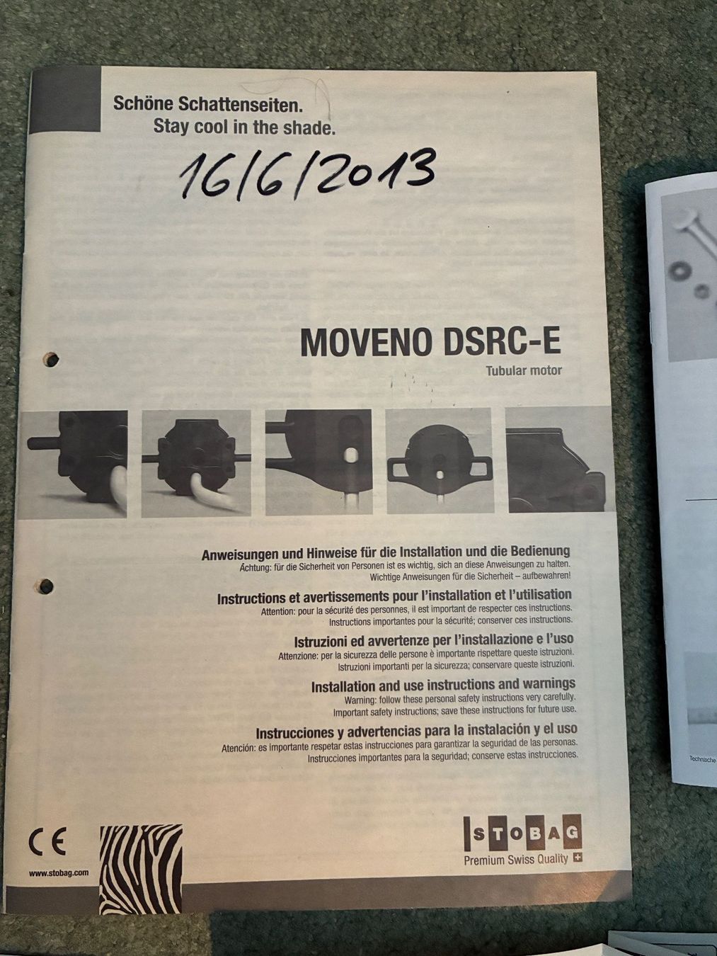 Stobag Tende da sole: Sonnenstore Stobag (Tendabox BX3000) – Difettoso da Goldau venduto da padlmucki 3