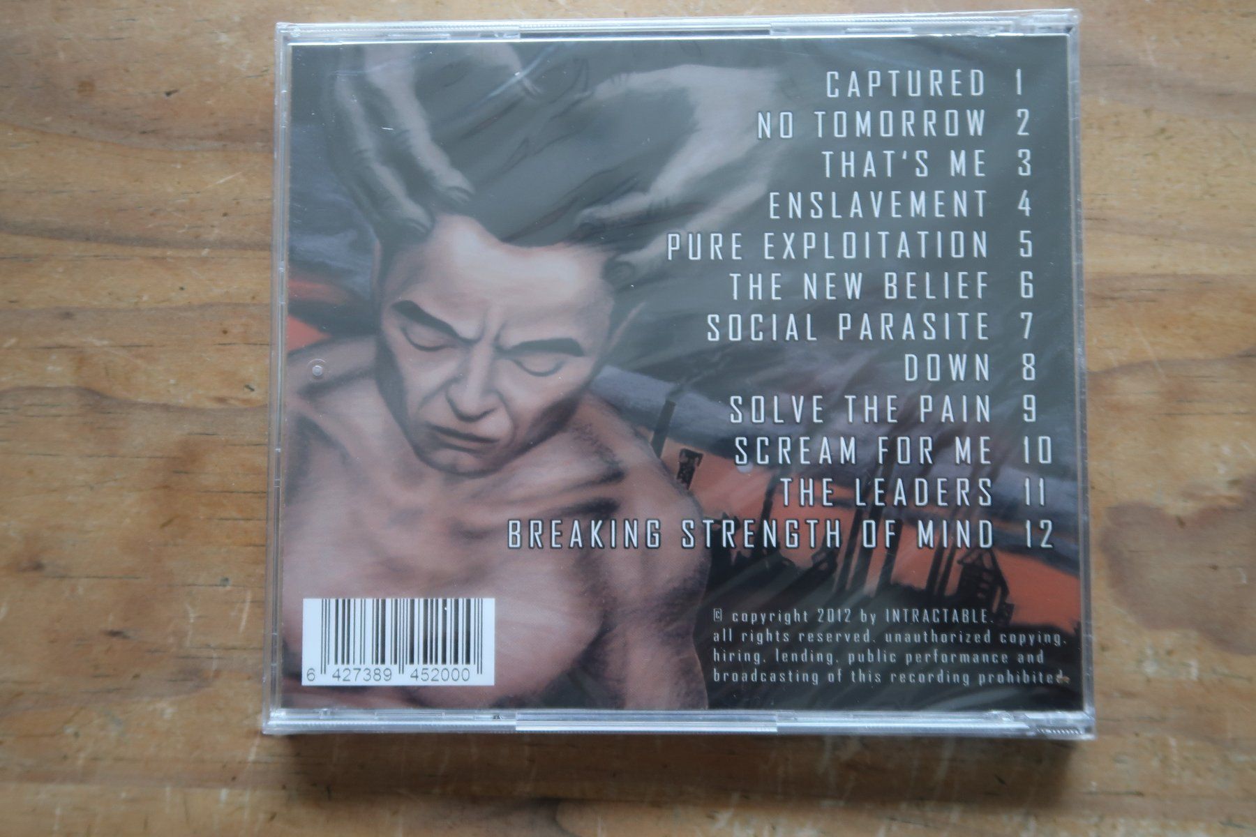 CDs: INTRACTABLE - INNER DECAY - NEUE OVP CD – Neu und originalverpackt aus Basel von Patiscat 1