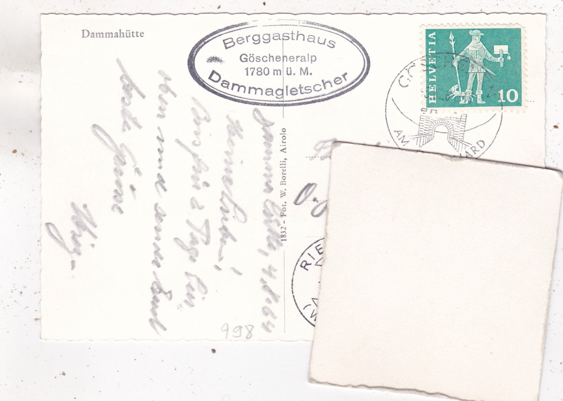 Ansichtskarten: Dammahüte 1964 – Gebraucht aus Herisau von Lisegrat2008 1