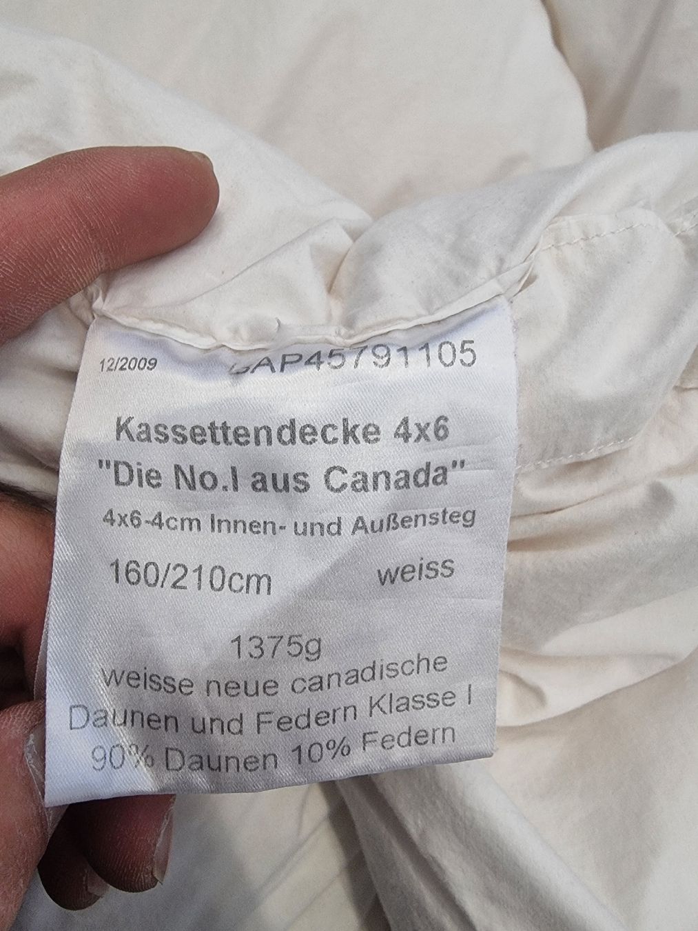 Coperte: Daunendecke Daunenduvet 160/210cm – Usato da Olten venduto da Mezopotamya 4