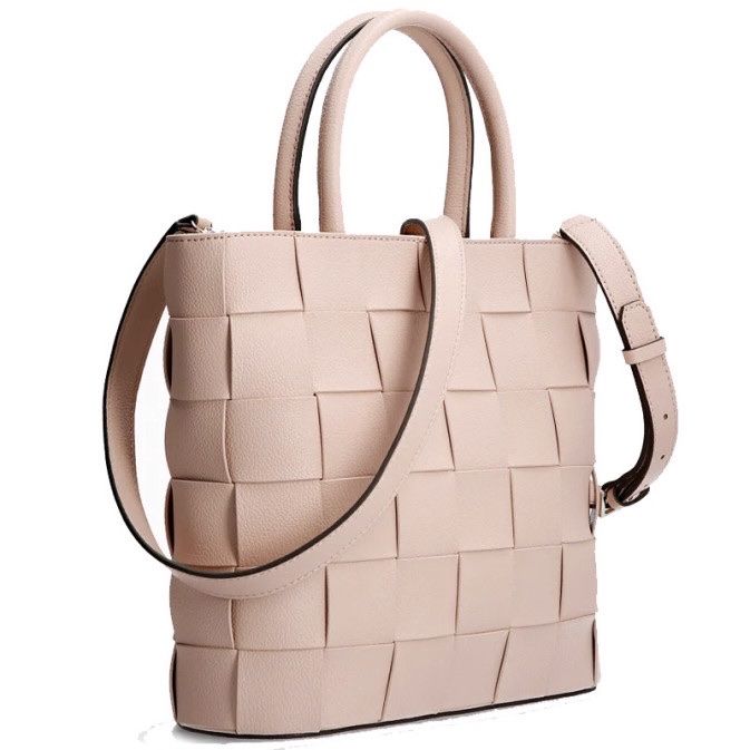 Guess Borse da donna: Guess Handtasche gewebt hellrosa – Nuovo (secondo la descrizione) da Basel venduto da 1moonstar 1